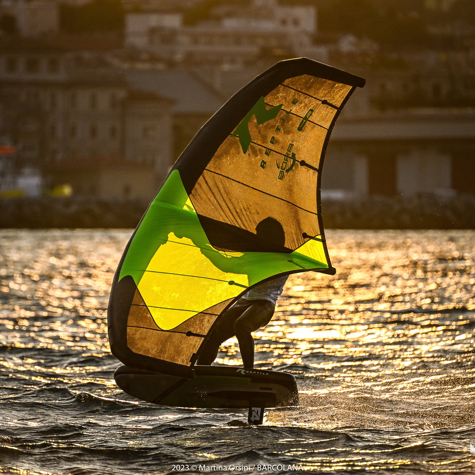 tavola da wing foil gonfiabile reptile ufo hero